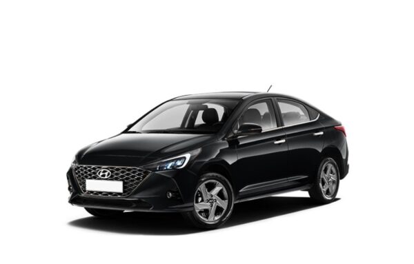 Location berline automatique Casablanca — Hyundai Accent Black — Macys Rent Cars